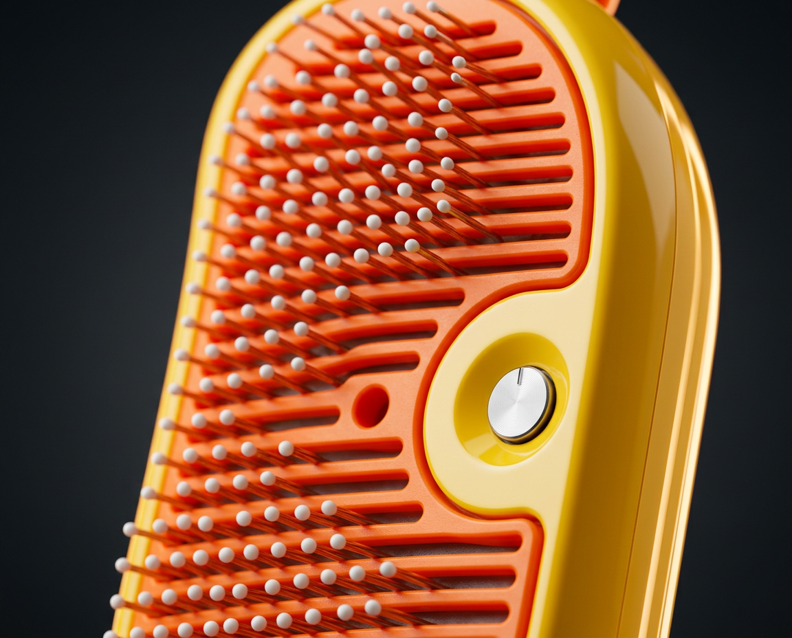 Detailed view of the FurEase rounded bristles